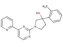3-(2-methylphenyl)-1-[4-(2-pyridinyl)-2-pyrimidinyl]-3-pyrrolidinol