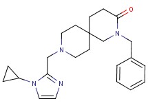 2-benzyl-9-[(1-cyclopropyl-1H-imidazol-2-yl)methyl]-2,9-diazaspiro[5.5]undecan-3-one