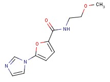 5-(1H-imidazol-1-yl)-N-(2-methoxyethyl)-2-furamide
