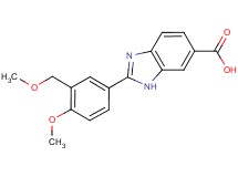 2-[4-methoxy-3-(methoxymethyl)phenyl]-1H-benzimidazole-6-carboxylic acid