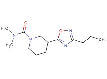 N,N-dimethyl-3-(3-propyl-1,2,4-oxadiazol-5-yl)-1-piperidinecarboxamide