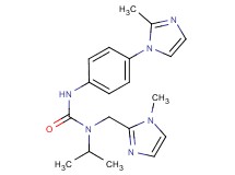 N-isopropyl-N-[(1-methyl-1H-imidazol-2-yl)methyl]-N'-[4-(2-methyl-1H-imidazol-1-yl)phenyl]urea