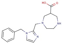1-[(1-benzyl-1H-imidazol-2-yl)methyl]-1,4-diazepane-6-carboxylic acid