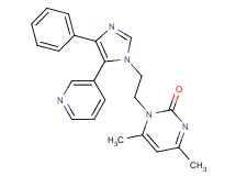 4,6-dimethyl-1-[2-(4-phenyl-5-pyridin-3-yl-1H-imidazol-1-yl)ethyl]pyrimidin-2(1H)-one