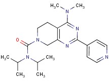 4-(dimethylamino)-N,N-diisopropyl-2-pyridin-4-yl-5,8-dihydropyrido[3,4-d]pyrimidine-7(6H)-carboxamide