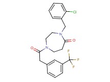 4-(2-chlorobenzyl)-1-{[3-(trifluoromethyl)phenyl]acetyl}-1,4-diazepan-5-one