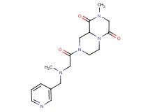 2-methyl-8-{[methyl(pyridin-3-ylmethyl)amino]acetyl}tetrahydro-2H-pyrazino[1,2-a]pyrazine-1,4(3H,6H)-dione