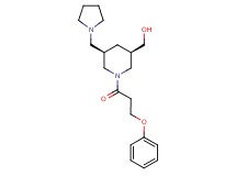 [(3R*,5R*)-1-(3-phenoxypropanoyl)-5-(1-pyrrolidinylmethyl)-3-piperidinyl]methanol
