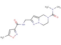 N,N-dimethyl-2-({[(5-methylisoxazol-3-yl)carbonyl]amino}methyl)-6,7-dihydropyrazolo[1,5-a]pyrazine-5(4H)-carboxamide