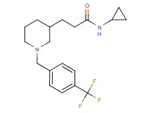 N-cyclopropyl-3-{1-[4-(trifluoromethyl)benzyl]-3-piperidinyl}propanamide