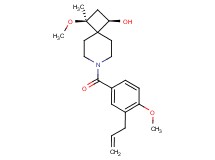 (1R*,3S*)-7-(3-allyl-4-methoxybenzoyl)-3-methoxy-3-methyl-7-azaspiro[3.5]nonan-1-ol