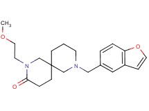 8-(1-benzofuran-5-ylmethyl)-2-(2-methoxyethyl)-2,8-diazaspiro[5.5]undecan-3-one