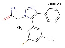 (2R)-2-[5-(3-fluoro-5-methylphenyl)-4-phenyl-1H-imidazol-1-yl]propanamide