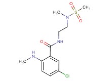 5-chloro-2-(methylamino)-N-{2-[methyl(methylsulfonyl)amino]ethyl}benzamide