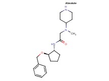 N~1~-[(1R,2R)-2-(benzyloxy)cyclopentyl]-N~2~-methyl-N~2~-piperidin-4-ylglycinamide
