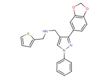 1-[3-(1,3-benzodioxol-5-yl)-1-phenyl-1H-pyrazol-4-yl]-N-(2-thienylmethyl)methanamine