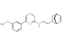 N-{2-[(1S*,2S*,4S*)-bicyclo[2.2.1]hept-5-en-2-yl]ethyl}-5-(3-methoxyphenyl)-1,2,4-triazin-3-amine