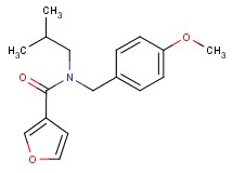 N-isobutyl-N-(4-methoxybenzyl)-3-furamide