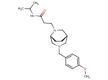 N-isopropyl-3-[(1S*,5R*)-3-(4-methoxybenzyl)-3,6-diazabicyclo[3.2.2]non-6-yl]propanamide