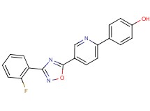 4-{5-[3-(2-fluorophenyl)-1,2,4-oxadiazol-5-yl]pyridin-2-yl}phenol