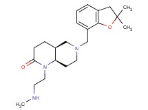 (4aS*,8aR*)-6-[(2,2-dimethyl-2,3-dihydro-1-benzofuran-7-yl)methyl]-1-[2-(methylamino)ethyl]octahydro-1,6-naphthyridin-2(1H)-one
