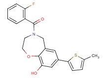 4-(2-fluorobenzoyl)-7-(5-methyl-2-thienyl)-2,3,4,5-tetrahydro-1,4-benzoxazepin-9-ol