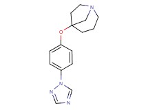 5-[4-(1H-1,2,4-triazol-1-yl)phenoxy]-1-azabicyclo[3.2.1]octane