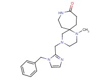 4-[(1-benzyl-1H-imidazol-2-yl)methyl]-1-methyl-1,4,9-triazaspiro[5.6]dodecan-10-one