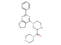 4-[3-(4-morpholinylcarbonyl)-1-piperazinyl]-2-phenyl-6,7-dihydro-5H-cyclopenta[d]pyrimidine