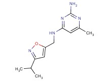 N~4~-[(3-isopropyl-5-isoxazolyl)methyl]-6-methyl-2,4-pyrimidinediamine