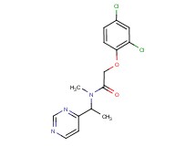 2-(2,4-dichlorophenoxy)-N-methyl-N-[1-(4-pyrimidinyl)ethyl]acetamide