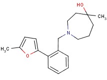 4-methyl-1-[2-(5-methyl-2-furyl)benzyl]azepan-4-ol