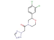 2-(3,4-dichlorophenyl)-4-(2H-tetrazol-2-ylacetyl)morpholine