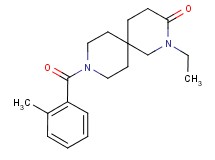 2-ethyl-9-(2-methylbenzoyl)-2,9-diazaspiro[5.5]undecan-3-one