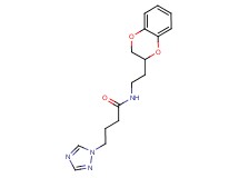 N-[2-(2,3-dihydro-1,4-benzodioxin-2-yl)ethyl]-4-(1H-1,2,4-triazol-1-yl)butanamide