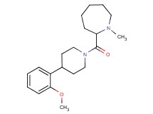 2-{[4-(2-methoxyphenyl)-1-piperidinyl]carbonyl}-1-methylazepane