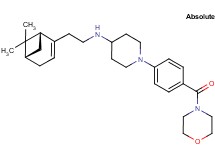 N-{2-[(1R,5S)-6,6-dimethylbicyclo[3.1.1]hept-2-en-2-yl]ethyl}-1-[4-(4-morpholinylcarbonyl)phenyl]-4-piperidinamine