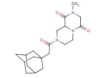 8-(1-adamantylacetyl)-2-methyltetrahydro-2H-pyrazino[1,2-a]pyrazine-1,4(3H,6H)-dione