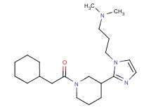 (3-{2-[1-(cyclohexylacetyl)-3-piperidinyl]-1H-imidazol-1-yl}propyl)dimethylamine