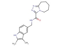 N-[(2,3-dimethyl-1H-indol-5-yl)methyl]-6,7,8,9-tetrahydro-5H-[1,2,4]triazolo[4,3-a]azepine-3-carboxamide