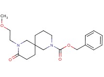 benzyl 8-(2-methoxyethyl)-9-oxo-2,8-diazaspiro[5.5]undecane-2-carboxylate