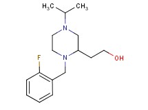 2-[1-(2-fluorobenzyl)-4-isopropyl-2-piperazinyl]ethanol