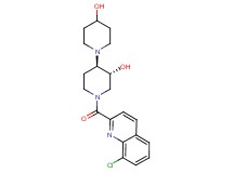 (3'R*,4'R*)-1'-[(8-chloro-2-quinolinyl)carbonyl]-1,4'-bipiperidine-3',4-diol