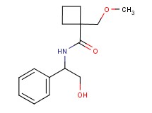 N-(2-hydroxy-1-phenylethyl)-1-(methoxymethyl)cyclobutanecarboxamide