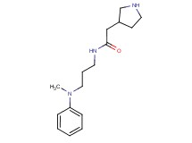N-{3-[methyl(phenyl)amino]propyl}-2-(3-pyrrolidinyl)acetamide dihydrochloride