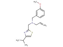 N-[(4-isopropyl-1,3-thiazol-2-yl)methyl]-N-(3-methoxybenzyl)prop-2-en-1-amine