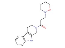 2-[3-(1,2-oxazinan-2-yl)propanoyl]-2,3,4,9-tetrahydro-1H-beta-carboline