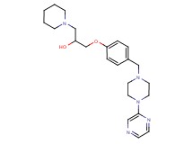 1-(1-piperidinyl)-3-(4-{[4-(2-pyrazinyl)-1-piperazinyl]methyl}phenoxy)-2-propanol