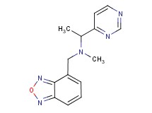 (2,1,3-benzoxadiazol-4-ylmethyl)methyl(1-pyrimidin-4-ylethyl)amine