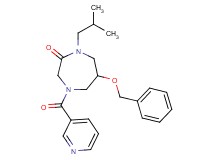 6-(benzyloxy)-1-isobutyl-4-(3-pyridinylcarbonyl)-1,4-diazepan-2-one